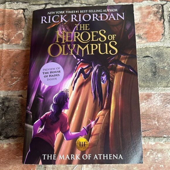 5 for $25🔥Heroes of Olympus, The Book Three: Mark of Athena (Paperback Book) - Picture 1 of 3